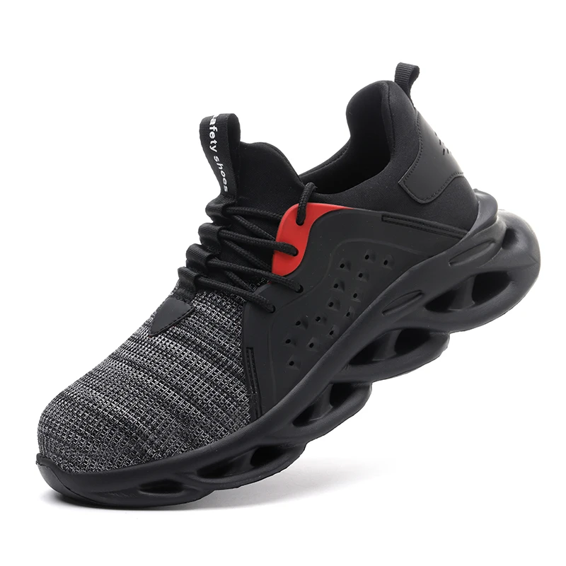 Hot selling lightweight safety shoes steel toe cap work shoes boots