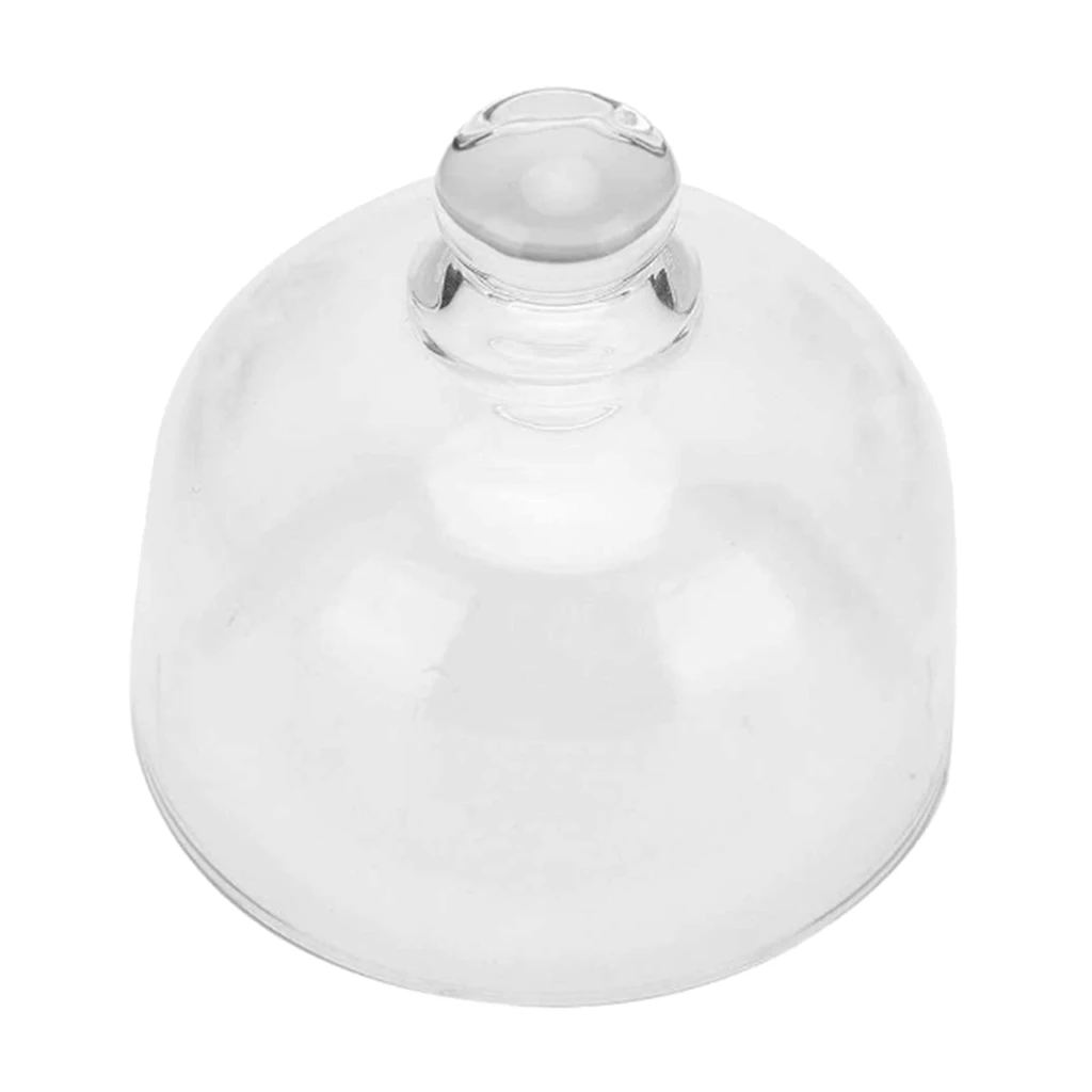 

Clear Glass Small Object Storage Case Watch Movement Protector Dustproof 87x80mm