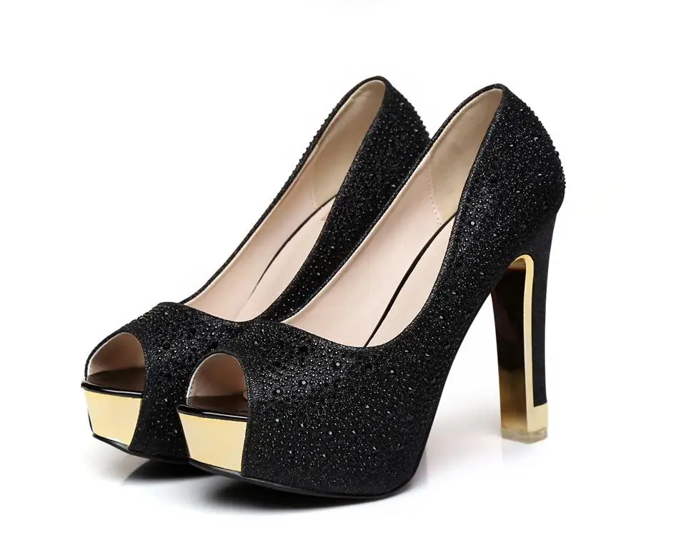 Новинка 2018 года пикантные туфли лодочки на высоком каблуке в европейском и американском стиле цвет черный