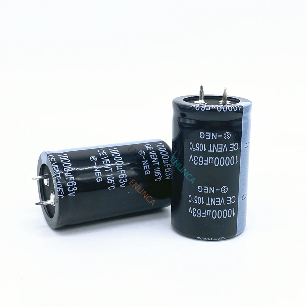 

1pcs/lot 63V 10000Uf Radial Dip Aluminum Electrolytic Capacitors Size 30*50 10000Uf 63V Tolerance 20%