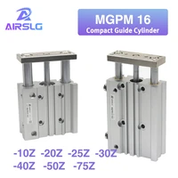 mgpm mgpm16 10z 20z 25z 30z 40z 50z 75z three axisthin rod cylinder compact guide with stable pneumatic