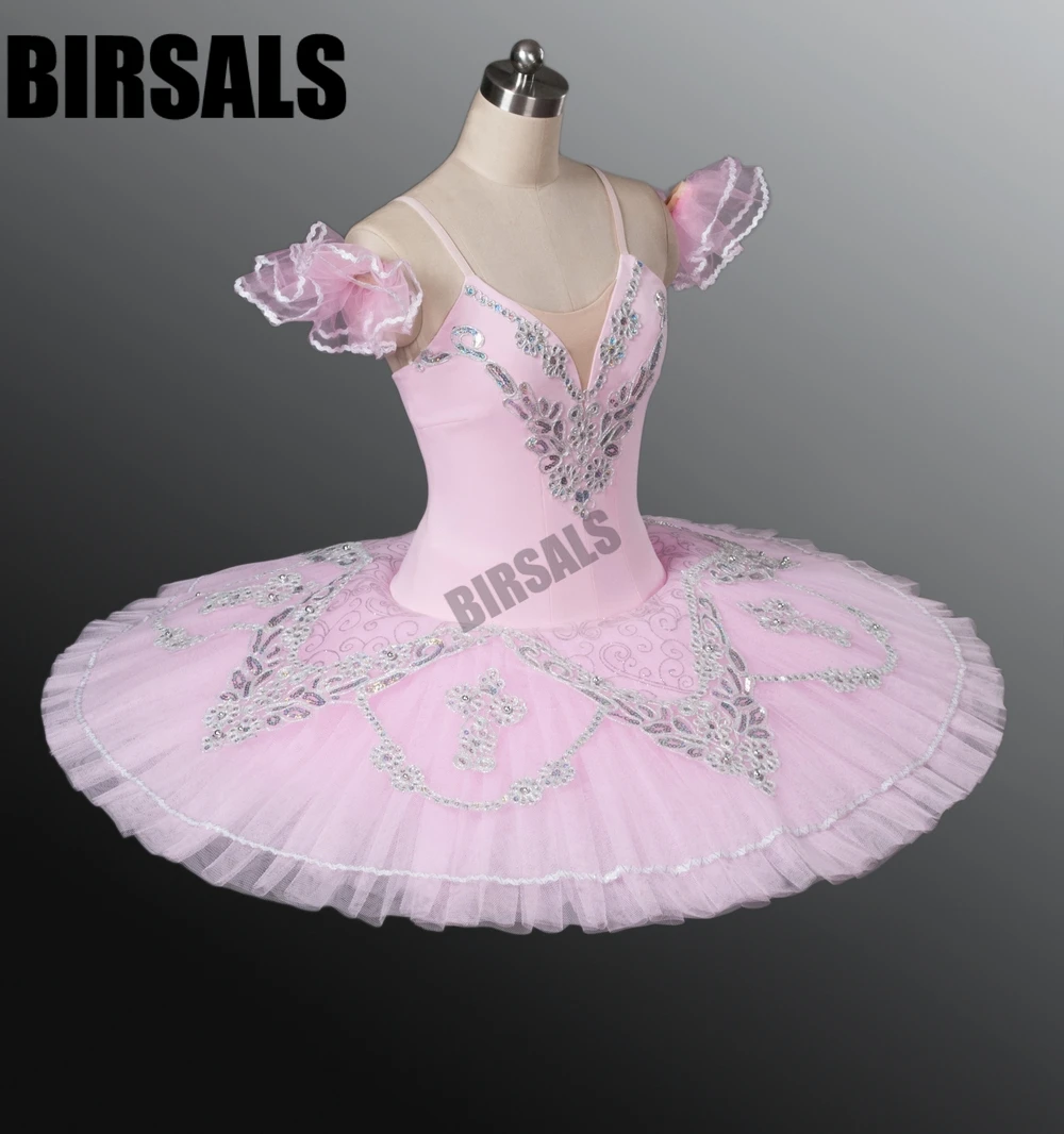 Женский розовый профессиональный костюм для балерины BT8931E|pancake tutu|professional ballet