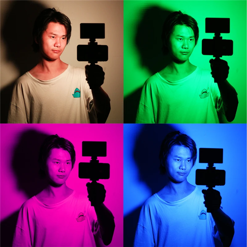 Карманный 100 светодиодов лм RGB Полноцветный с регулируемой яркостью