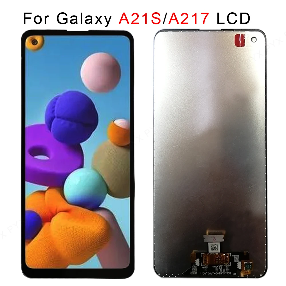 Новый оригинальный ЖК дисплей 6 5 дюйма для Samsung Galaxy A21s A217 с рамкой и сенсорным