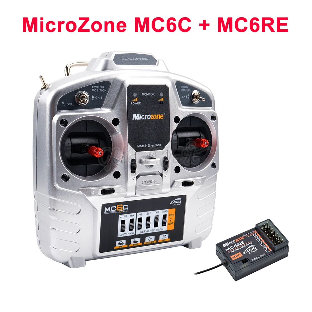 Пульт дистанционного управления MicroZone MC6C 2 4G 6CH приемник-передатчик радиосистема