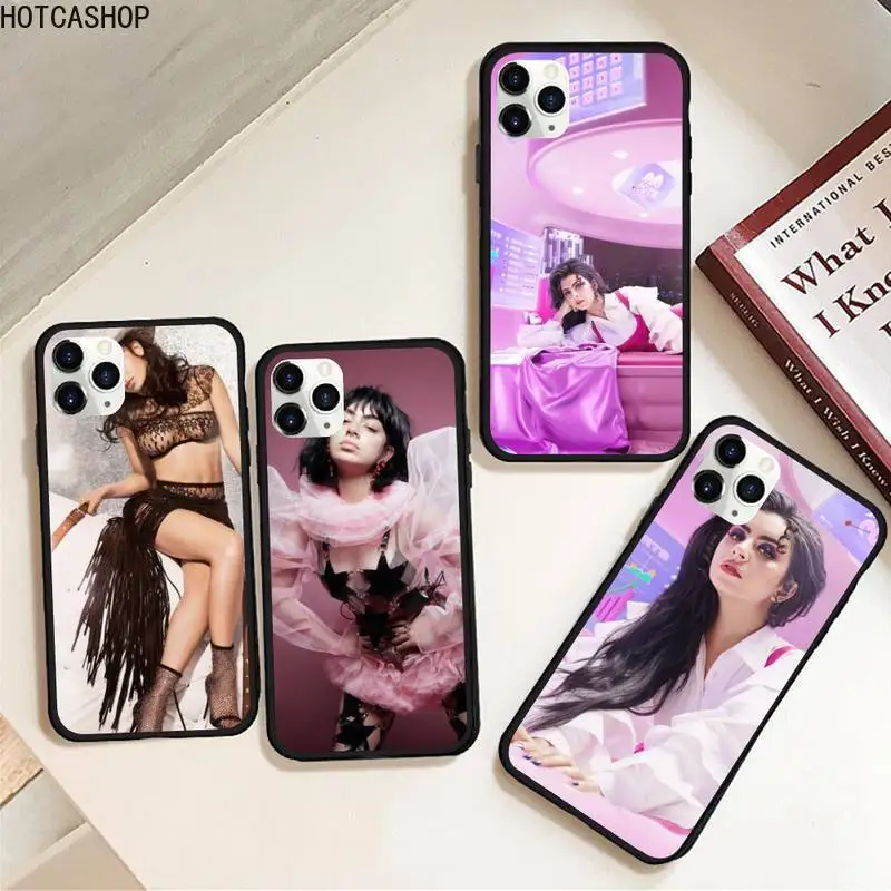

Charli Xcx Phone Case Rubber for iPhone 12 pro max mini 11 pro XS MAX 8 7 6 6S Plus X 5S SE 2020 XR case