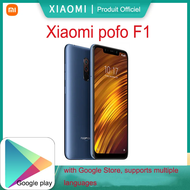 

Смартфон Xiaomi Poco F1 Googleplay сотовый телефон Snapdragon 845 6G 128G 2246*1080 пикселей