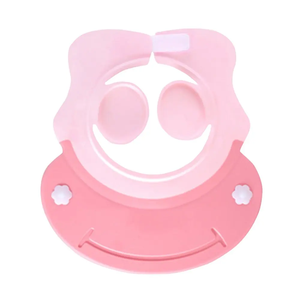 

Children Waterproof Cap Safe Baby Bath Shower Hat Adjustable Accessories Visor For Bathing Protect Eyes Ears PVC Suit 0-6 Kids
