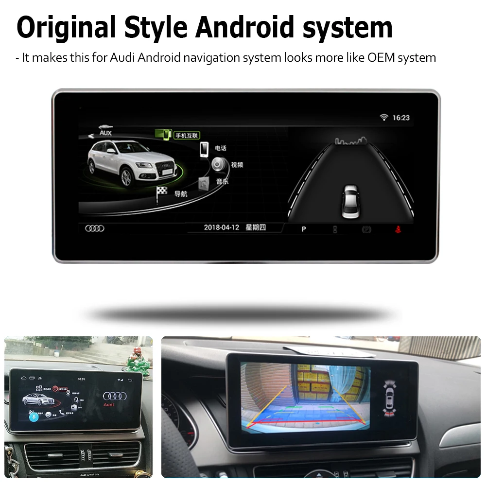 Автомобильный Android экран для Audi A5 8T 8F 2016 ~ 2019 MMI сенсорный дисплей gps навигация