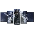 Набор для рисования на холсте с изображением оружия, солдата, видеоигр