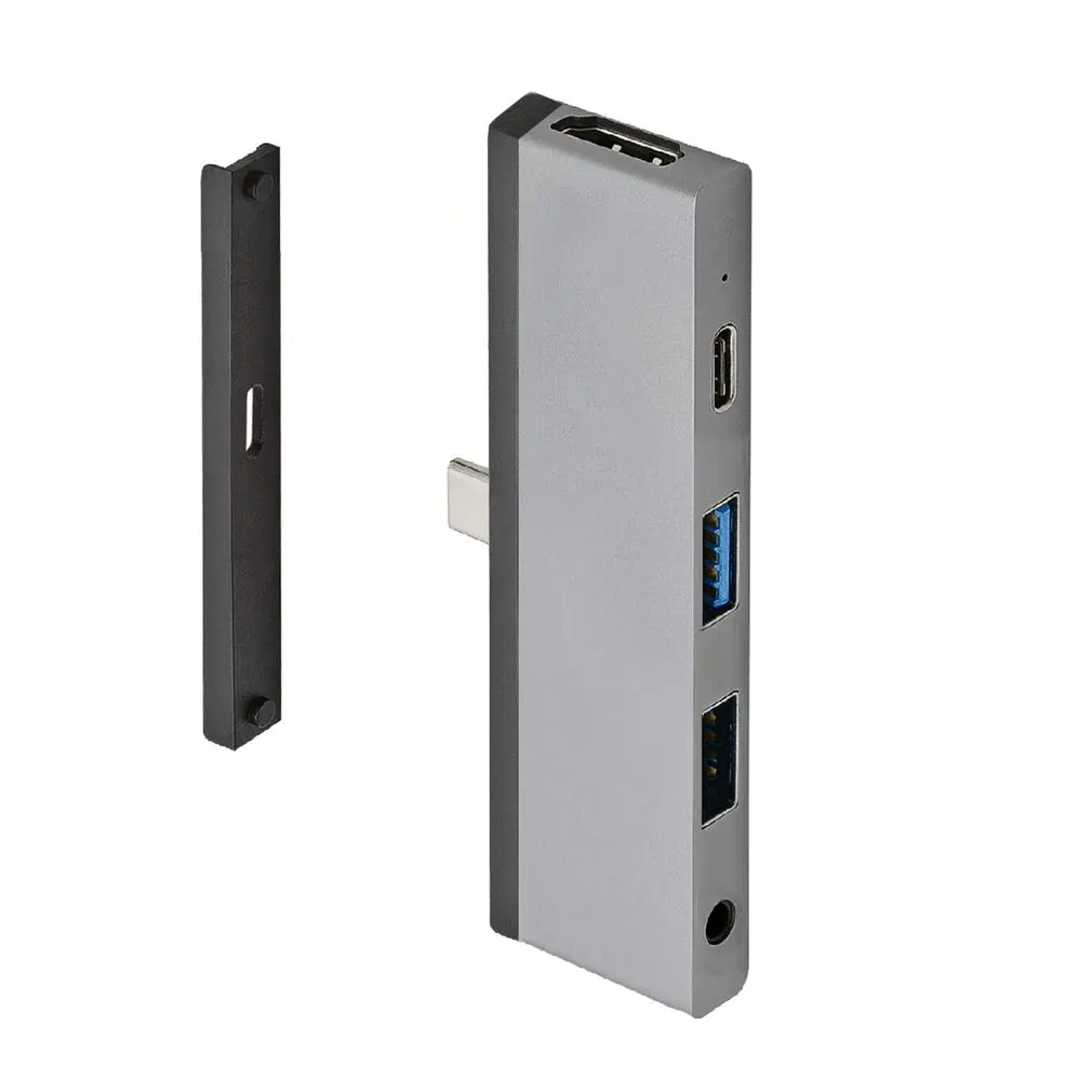 

5 In1 Converter Travel Charger Power Adapter Socket Fireproof Plastic Converter Suitable For 18-20 IPad Pro