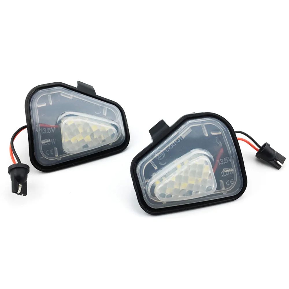 2Pcs LED Side Mirror Puddle Light Lamp No Error For EOS Passat B7 CC Scirocco Jetta Golf 6 Touran 10 Lexus LX470 GX470 | Автомобили и