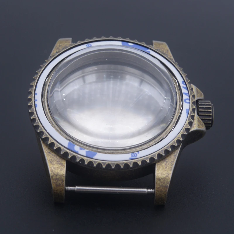 

Чехол в стиле ретро для SK007 SKX009 Fit NH35 NH36, чехол с водонепроницаемым механизмом, чехол с арочным стеклом для мужских часов