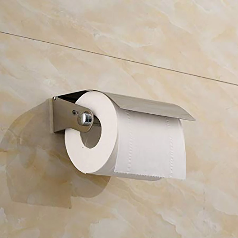 Современный покрытый серебром держатель в туалет коробка ткань для ванной ролл