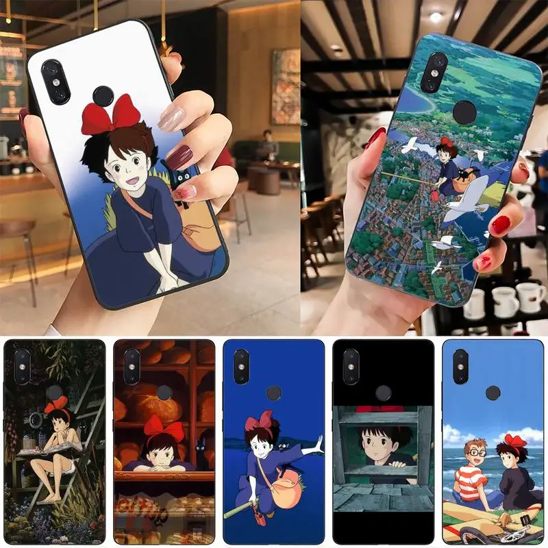 

Kiki's Delivery Service Phone Case For Redmi 9A 8A 7 6 6A Note 9 8 10 8T Pro Max 9 K20 K30 K40 Pro PocoF3 Note11 5G Case