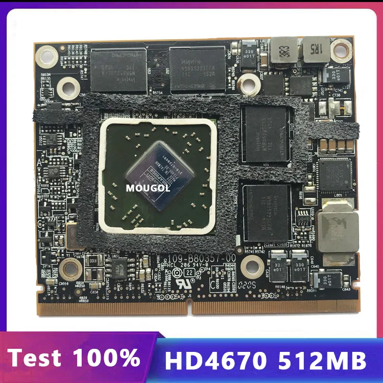 Оригинальная карта Radeon HD4670M HD4670 HD4670m VGA Apple iMac 21 27 дюймов в середине 2009 2010 A1312 109-B80357-00