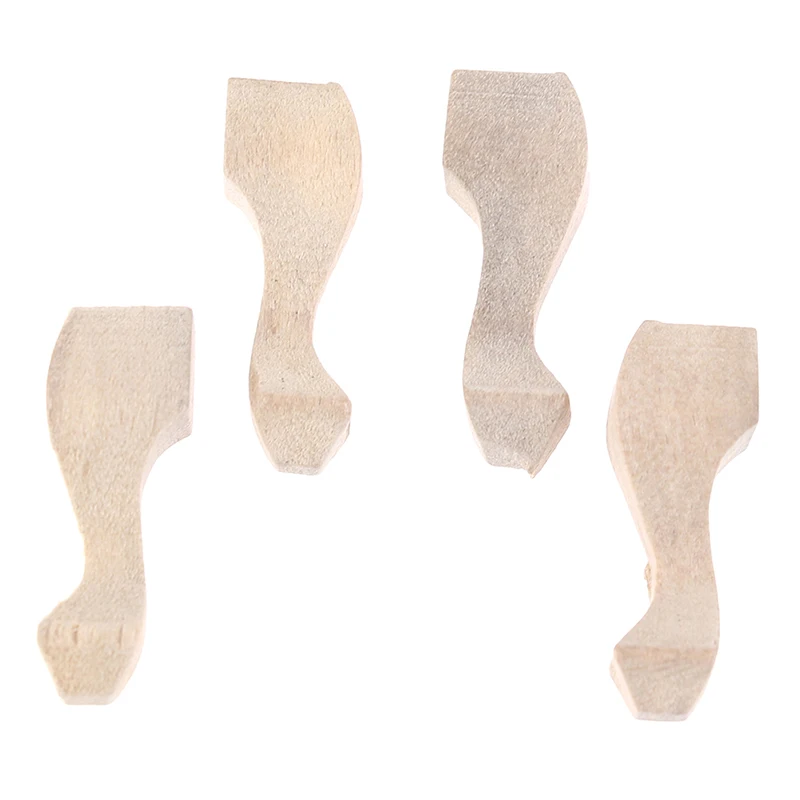 

4pcs/lot 1/12 Dollhouse Miniature Tea Table Cabinet Sofa Leg DIY Making Accessory Toys