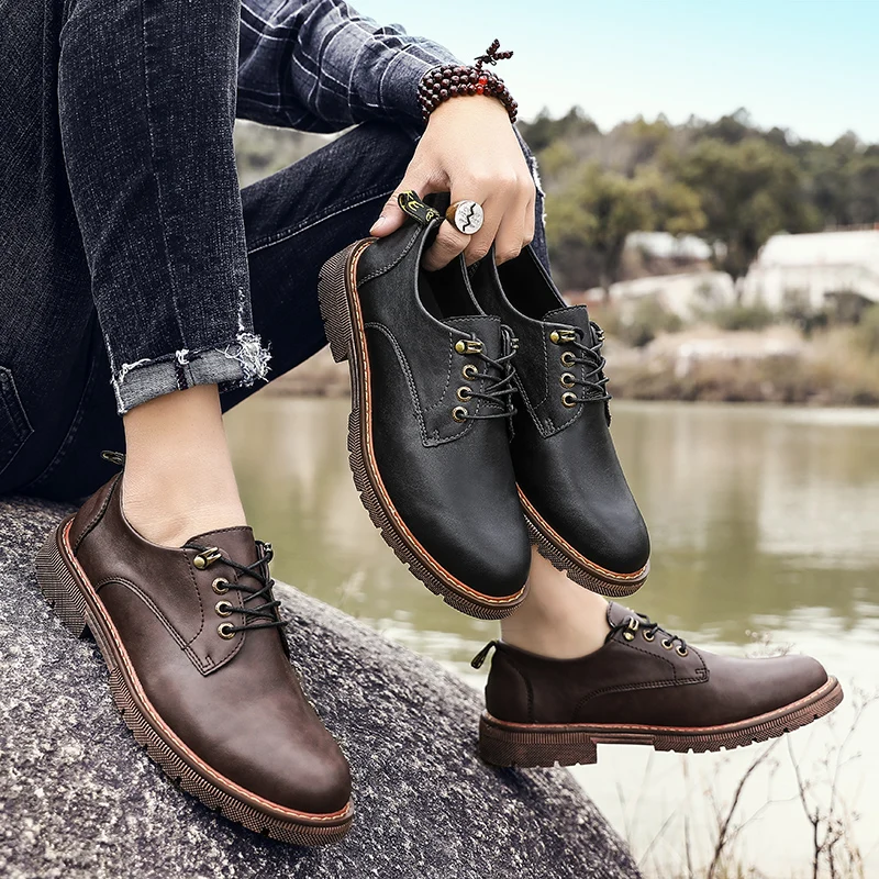 

Casual Fashion Sneakers Causal Shoes For Men Casual Leather Man Shoe Men's Black Zapatillas Hombre Sneakers Mens Fashion