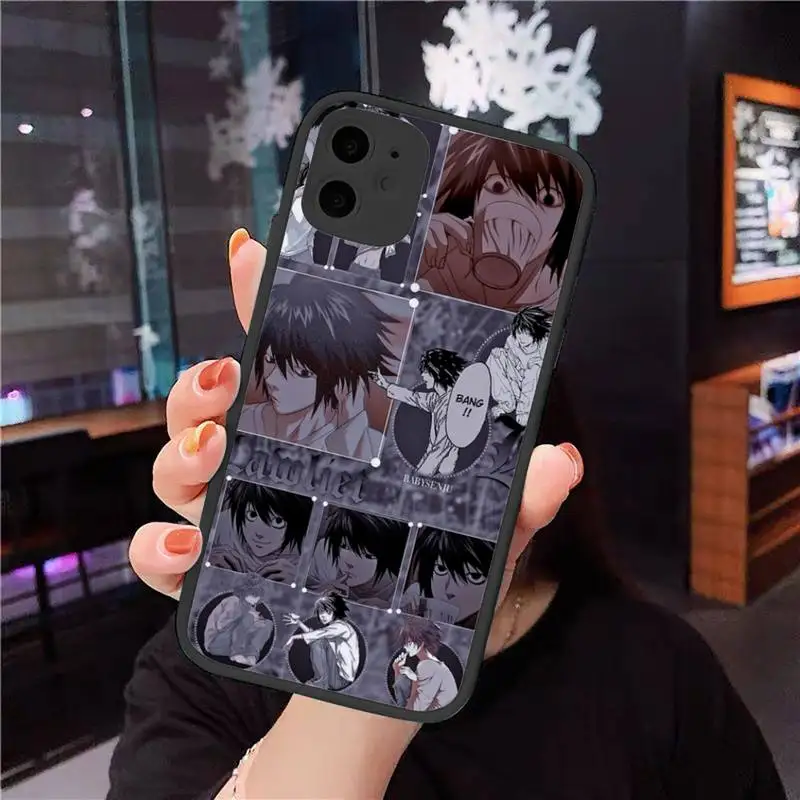 

Death note Killer Ryuk anime Phone Cases Matte Transparent for iPhone 7 8 11 12 s mini pro X XS XR MAX Plus cover funda shell