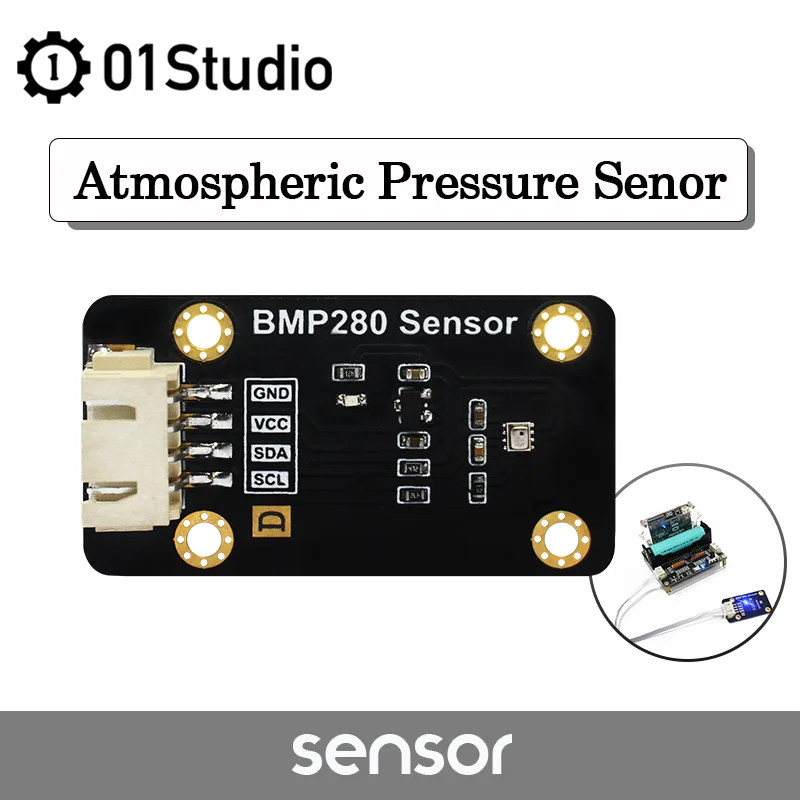 01Sudio Atmospheric Pressure  Senor MP280 Module pyBoard Micropython Programming I2C 3.3V