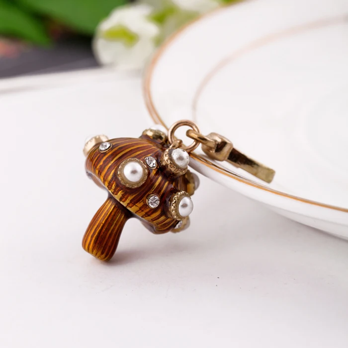 Античное золото модное стекло камень коричневая Фотография | Украшения и