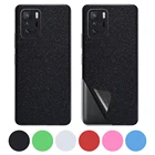 Новая матовая кожаная пленка с точками вспышки для Mi 11 Pro Lite Ultra для Xiaomi Redmi Note 10 Pro 5G 9 8 7 10X, задняя крышка, шикарная задняя наклейка