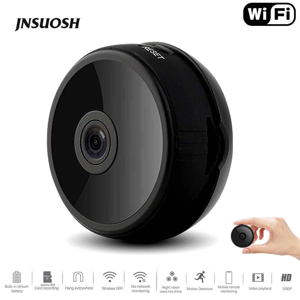

Сетевая мини-видеокамера Q13, Wi-Fi, 32/64 ГБ, 1080P