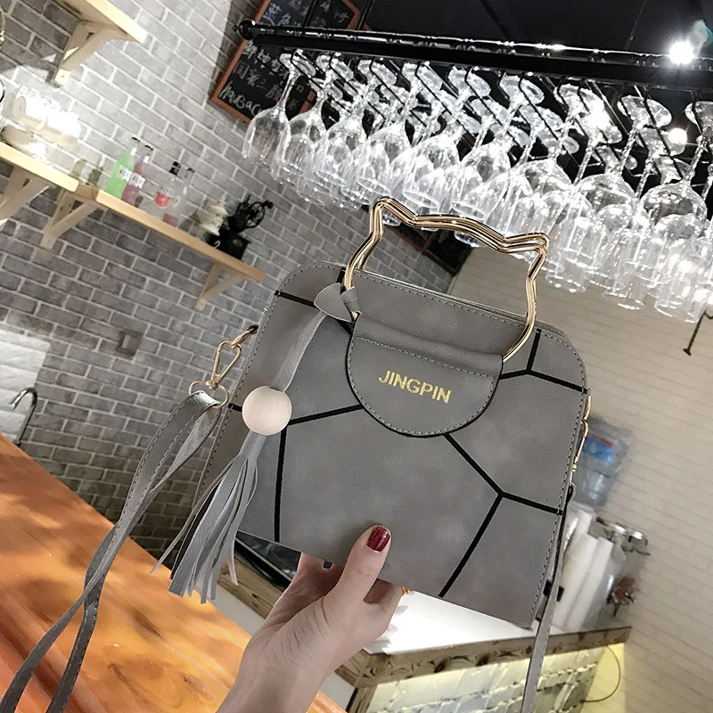 Bag 2019 New Women's Simple Fashion Handbag Small Square Messenger | Багаж и сумки