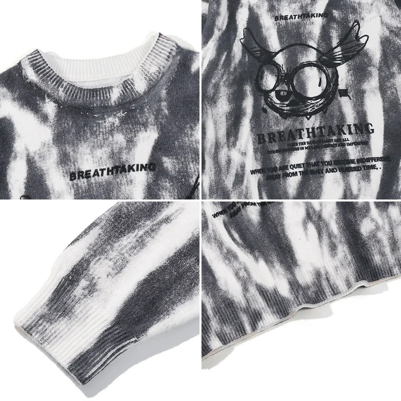 

YOYOO new men clothing oversized men's sweater men casual loose sweater man sweater men's sweaters man