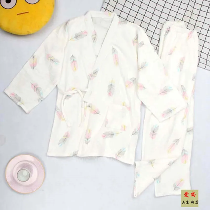 Комплект пижамный мужской из хлопка в японском стиле | Тематическая одежда и