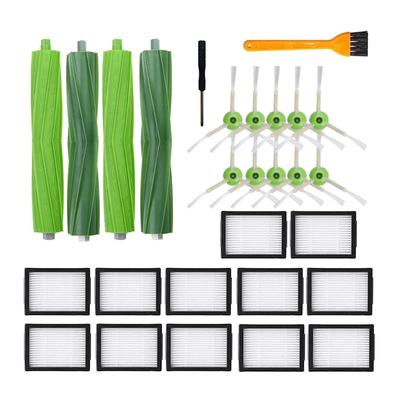 

Горячая TOD-Запчасти для авто для IRobot Roomba E5 E6 E7 I7 I7 + пылесос, пополнения Комплект фильтр с щеточным валиком боковым щеткам обеспечен