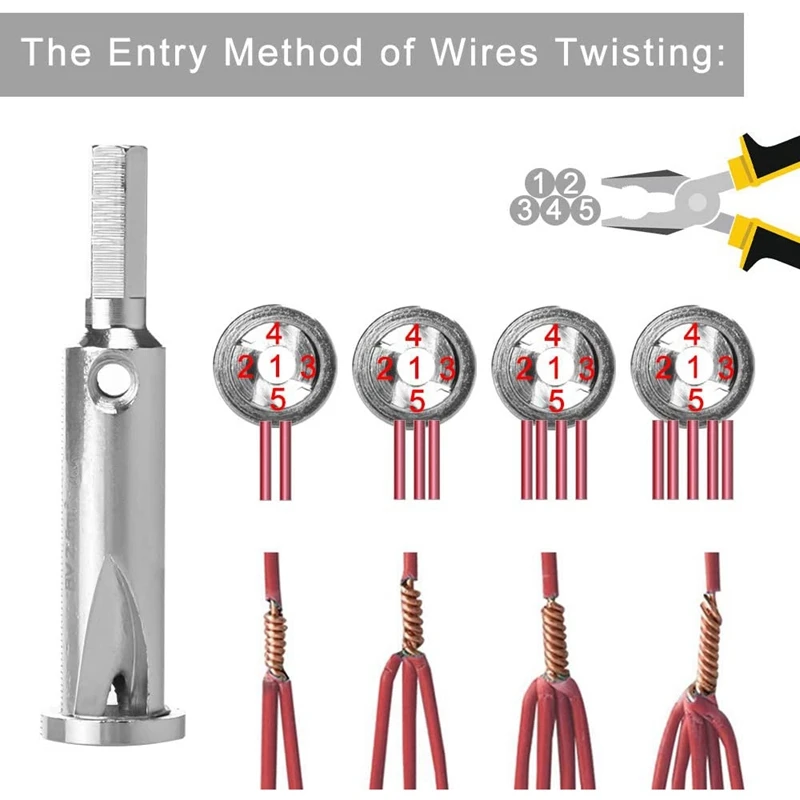 Wire Twisting Tool Stripper and Twister Terminals Power Tools Auto Manual Quick Connector Twist | Обустройство дома