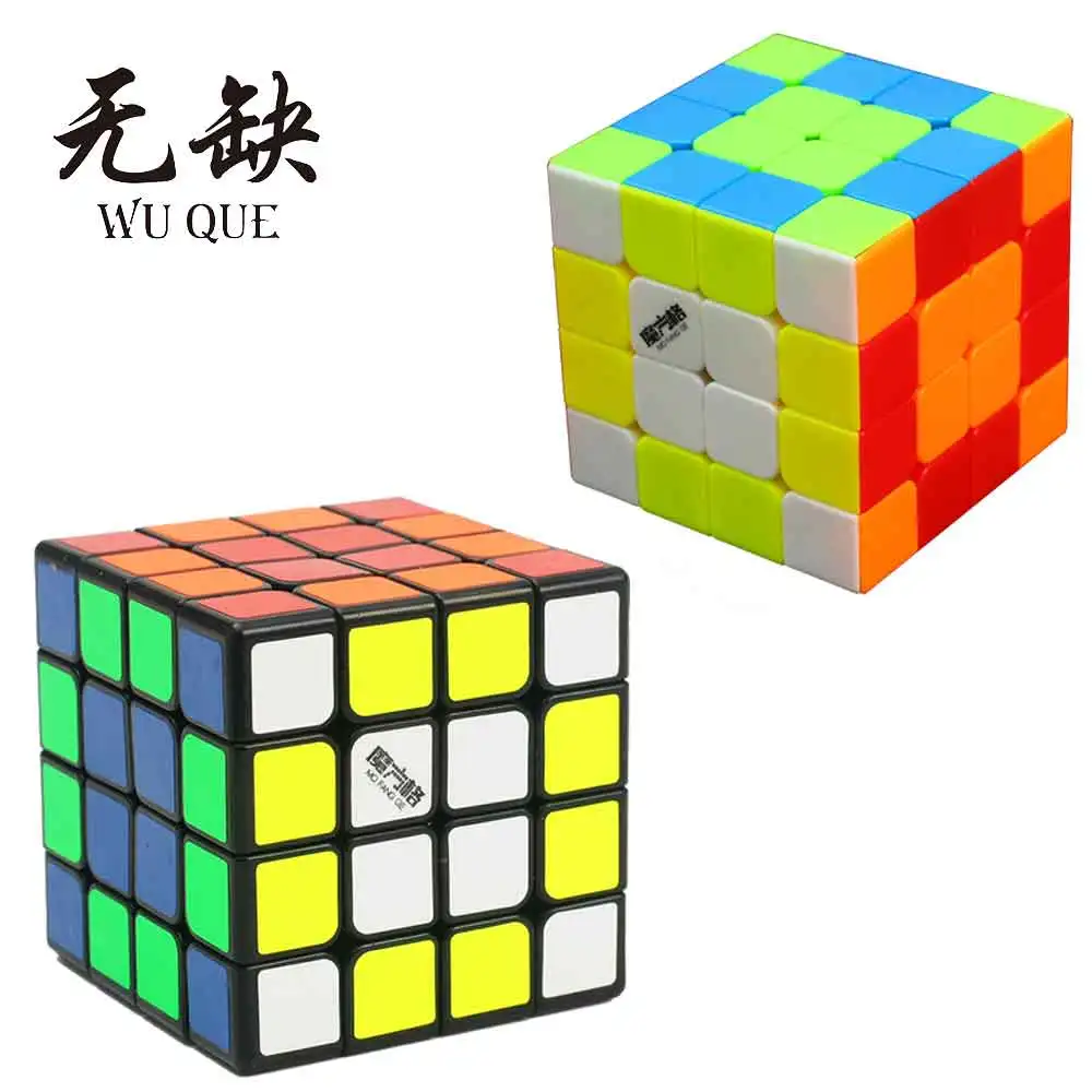 

QiYi Mofangge WuQue 4x4x4 Magic Speed Cube 62mm Square Stickers Puzzle Toys 4*4 Professional Competition Cubo magico kids toys