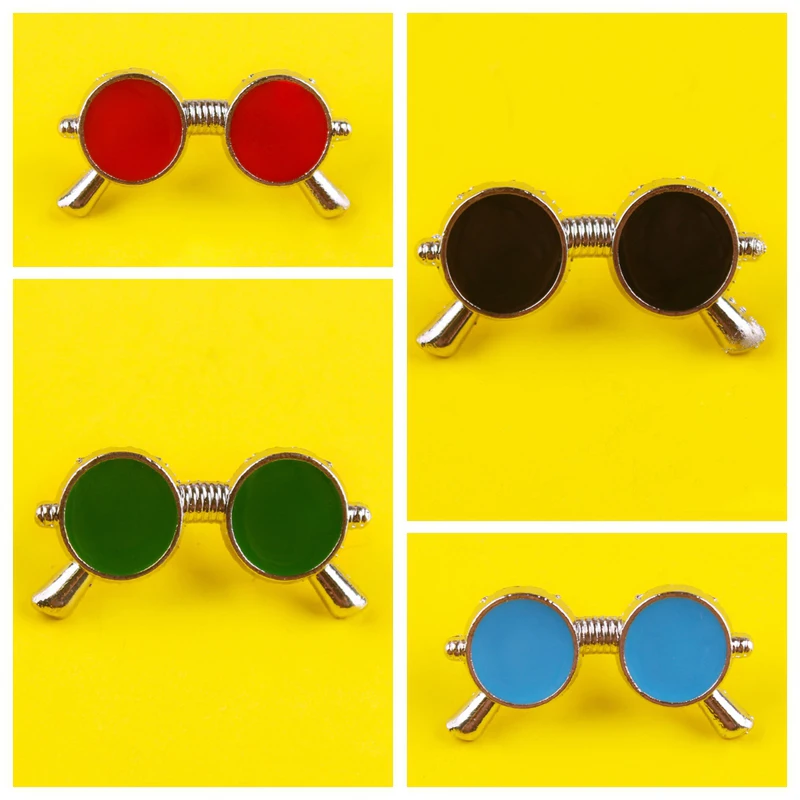 Солнцезащитные очки брошь значок на булавке одежда для сна с милыми и забавными