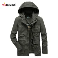 New 2022 Spring Autumn Men's Europe Military Casual Style High Quality 100% Cotton Khaki Army Hooded Jacket Coat Man Black Coats