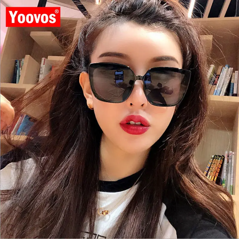 

Солнцезащитные очки Yoovos женские, квадратные, большие, в стиле ретро