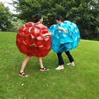 kids outdoor toys 60cm pvc air bubble soccer inflatable collision ball fun outdoor games bubble football toys for toddlers boys