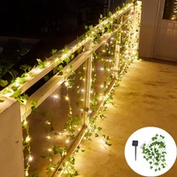 fairy lights maple leaf 10m 100led 5m 50 led solar lights waterproof outdoor garland solar lamp christmas for garden decoration