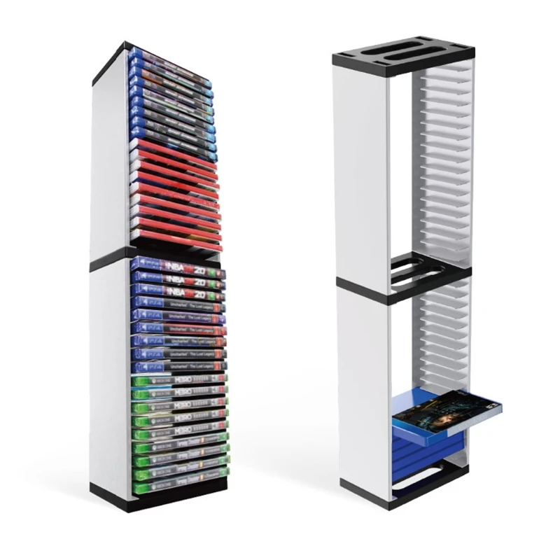 

Host Game Disk Tower Storage Rack Store 36 Game Discs For PS4 PS5 Switch XboxOne WXTB