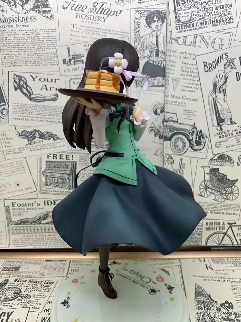 

Anime Is the order a rabbit Ujimatsu Chiya PVC Action Figure Collectible Model doll toy 28cm