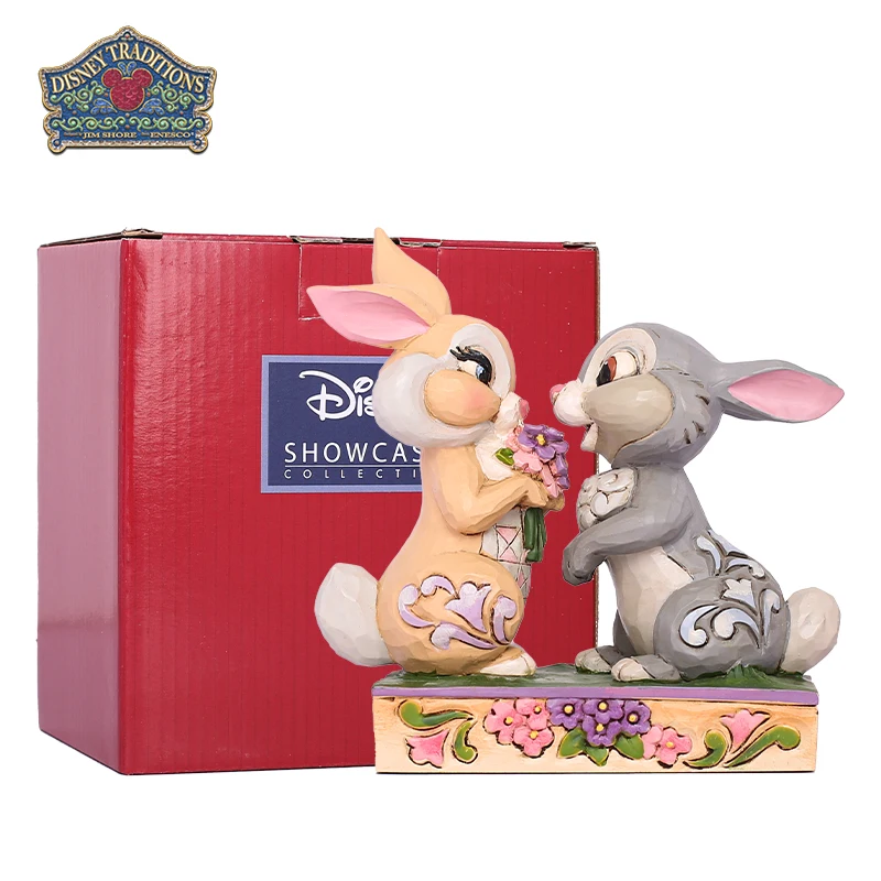 

Disney Showcase Collection Benny Rabbit Thumper Rabbit Bambi Action Figure With Flower 10.6cm