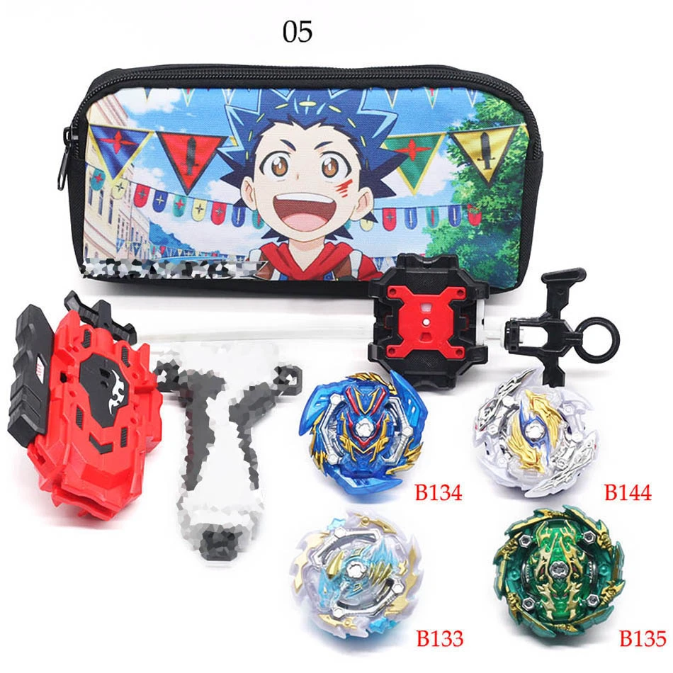 05-1 Takara Tomy Bey Bay Burst Launcher 20 стилей гироскопа сумка для хранения лезвие BladesTop игрушки спиннинг гироскоп Металл 4d для мальчика и девочки подарок - Цвет: 05-1