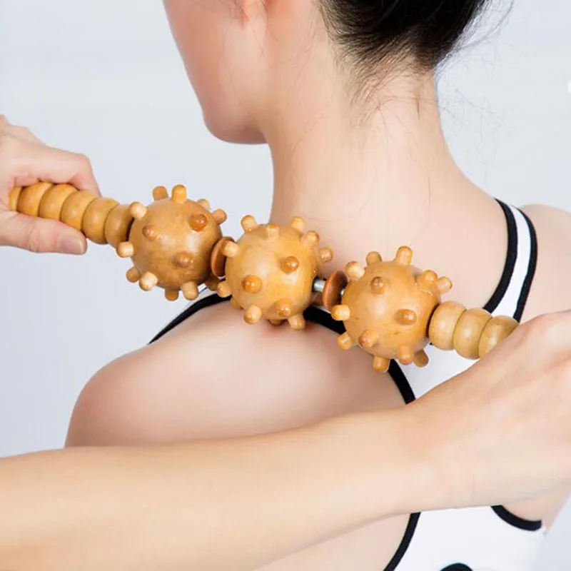 Деревянная Массажная палочка для всего тела массажная тела|massage neck|massage stickfull-body