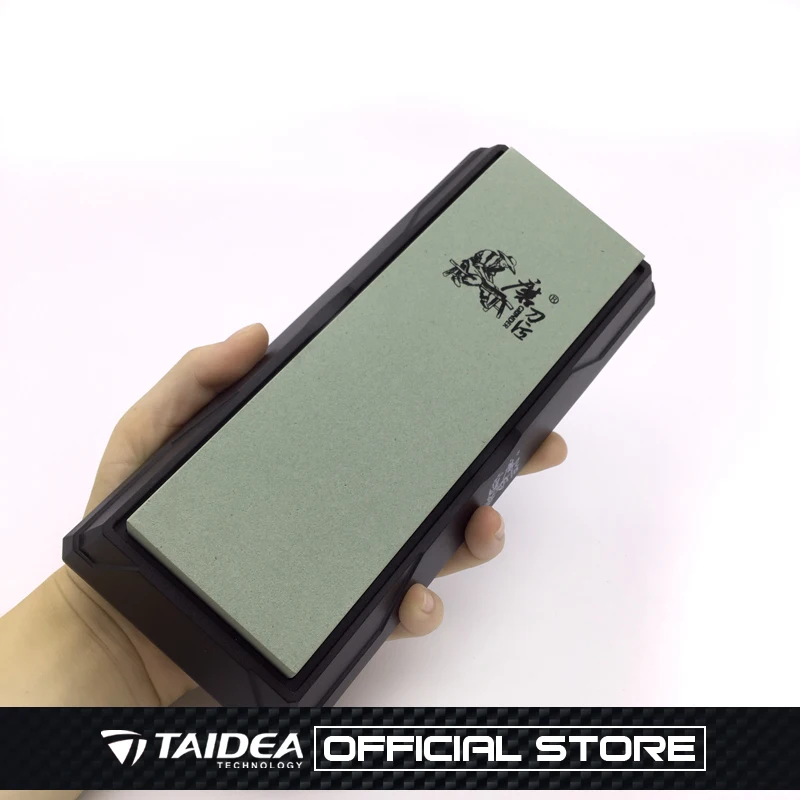 

TAIDEA sharpening stone kitchen tools whetstone knife sharpener white alundum grinder 400# grit T1304W professional grindstone
