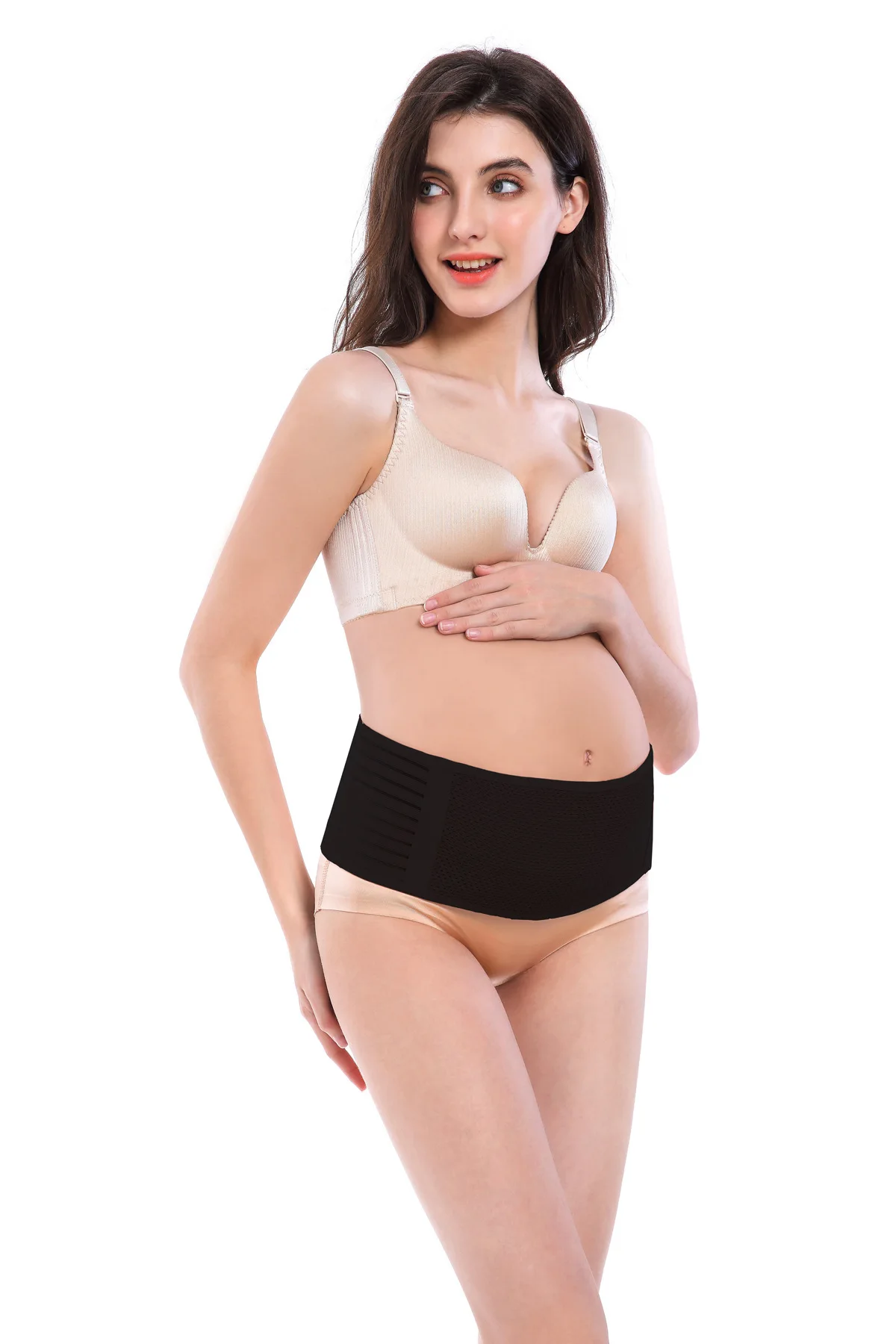 Cintur&oacute;n de soporte Abdominal ajustable para mujeres embarazadas, vendaje prenatal de maternidad, banda para el vientre, cintur&oacute;n de soporte para la espalda-5