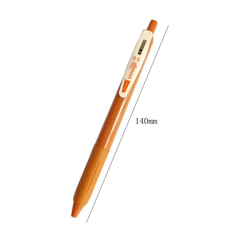 

10Colos Retractable Retro Color Gel Pen Set Ballpoint 0.5mm Multi Color Roller Ball Pens for Writing Journal Diary Office School