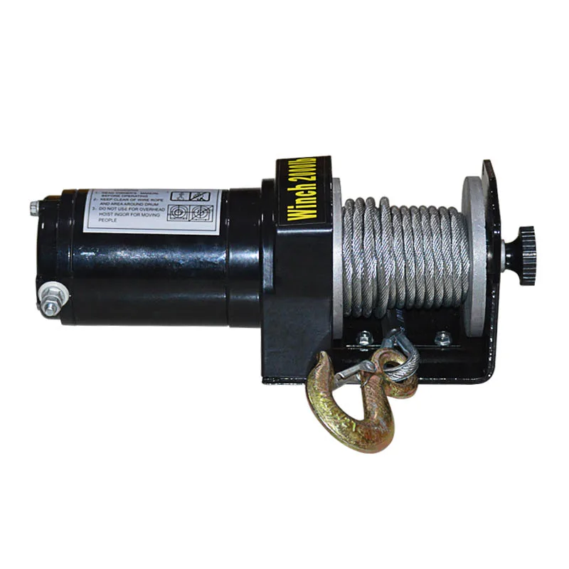 P2000 1 самоспасательная электрическая лебедка 2000 фунтов 12 вольт для внедорожника