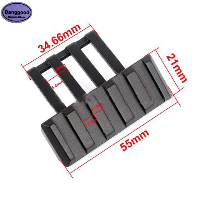 Тактическое крепление для лазерного прицела 5 слотов 45 градусов 20 мм |