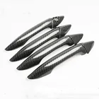 Для Hyundai Elantra 2012-2016 хром углеродное волокно дверная ручка Накладка набор 2013 2014 2015 аксессуары наклейки стайлинга автомобилей