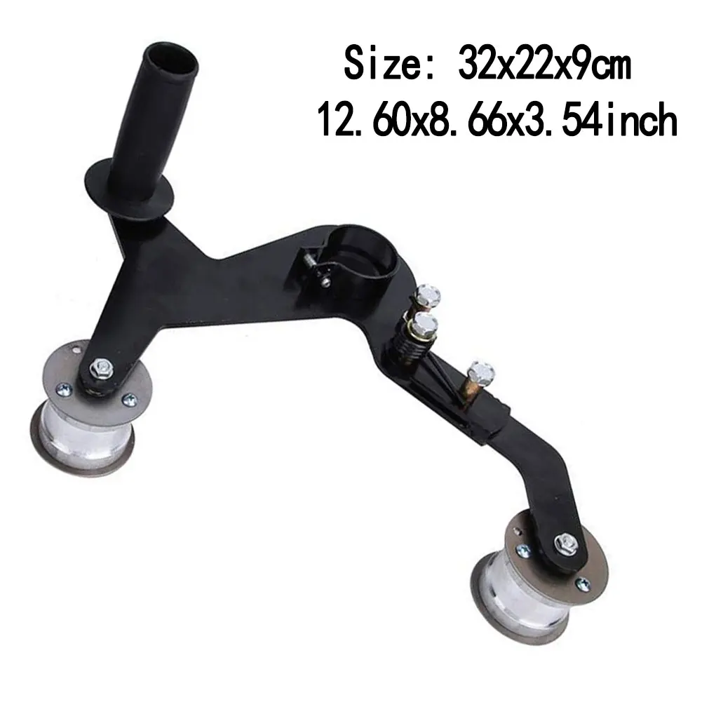 

Hand Grinder Polisher M14 Sanding Belt Machine Dark Red Round Tube Belt Sander for Grinding Forging Polishing Mounted Railings